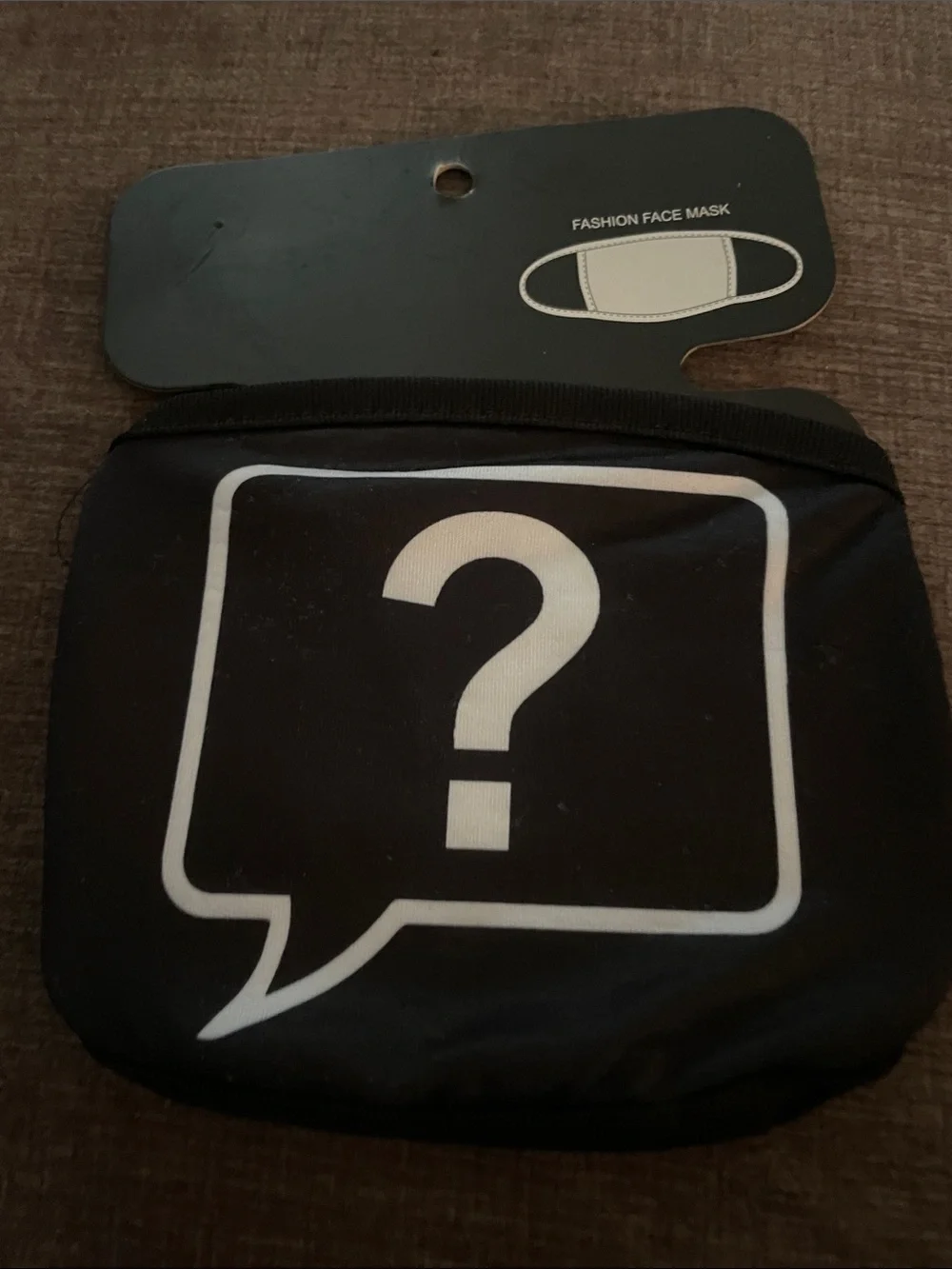 Bioworld Black Face Mask Holder Pouch with White Lining